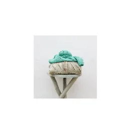 Beanie Hat in Ribbed Knit